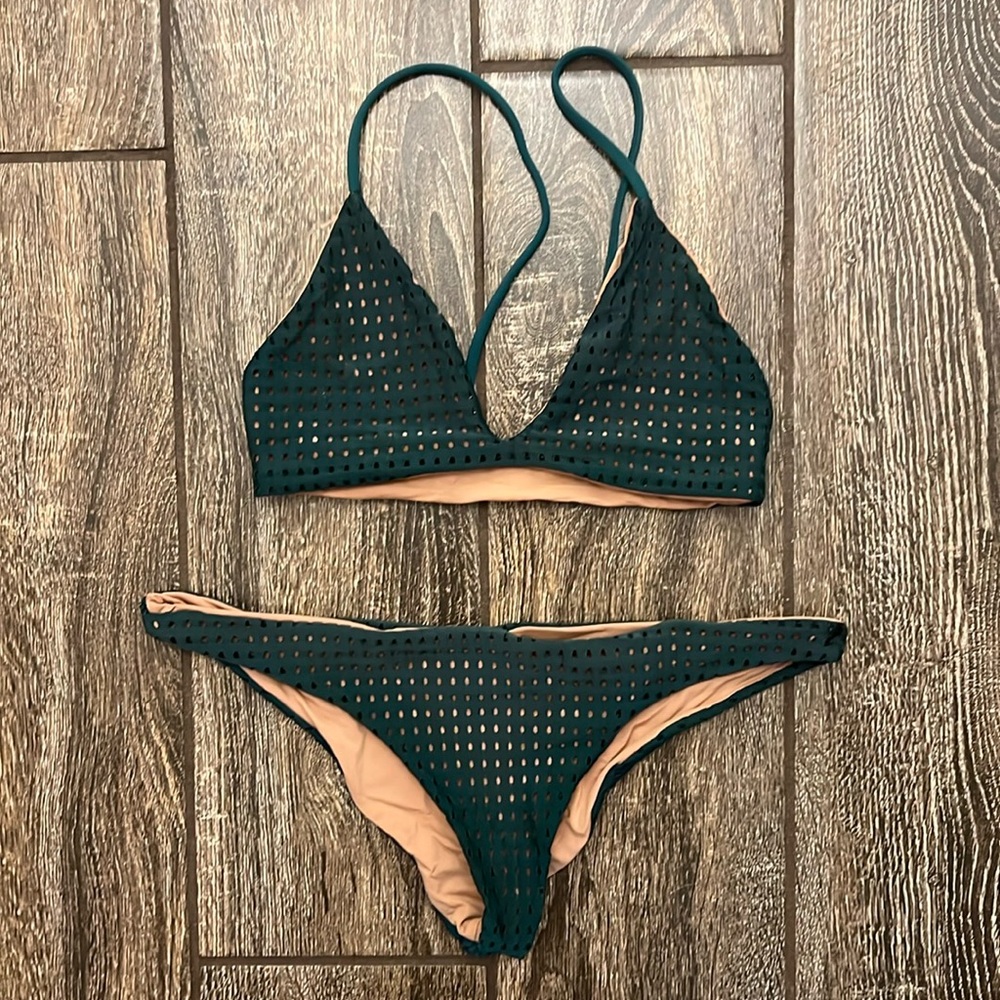 Acacia Mesh Bikini-Seaweed 🪸